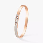[Imperial] Move Noa Rose Gold Pavé Diamond Bangle Bracelet