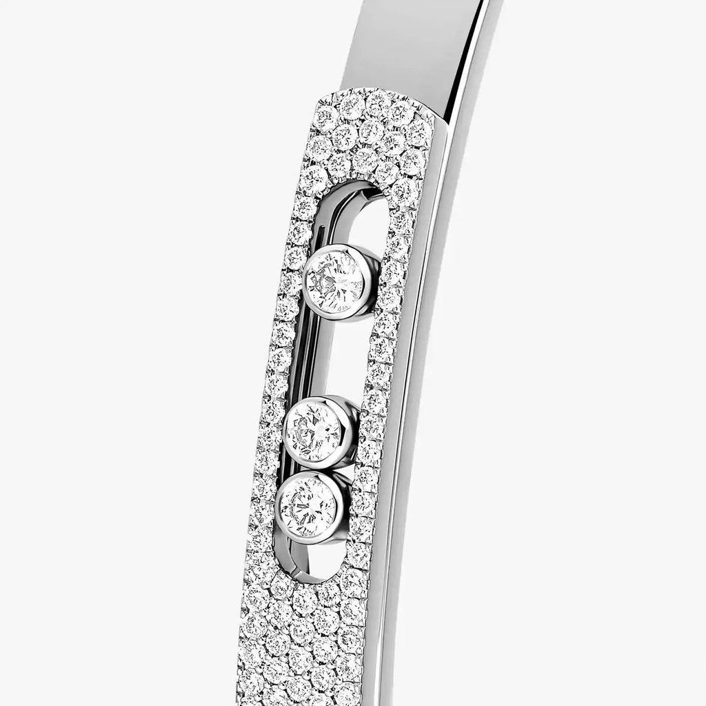 [Imperial] Move Noa Rose Gold Pavé Diamond Bangle Bracelet