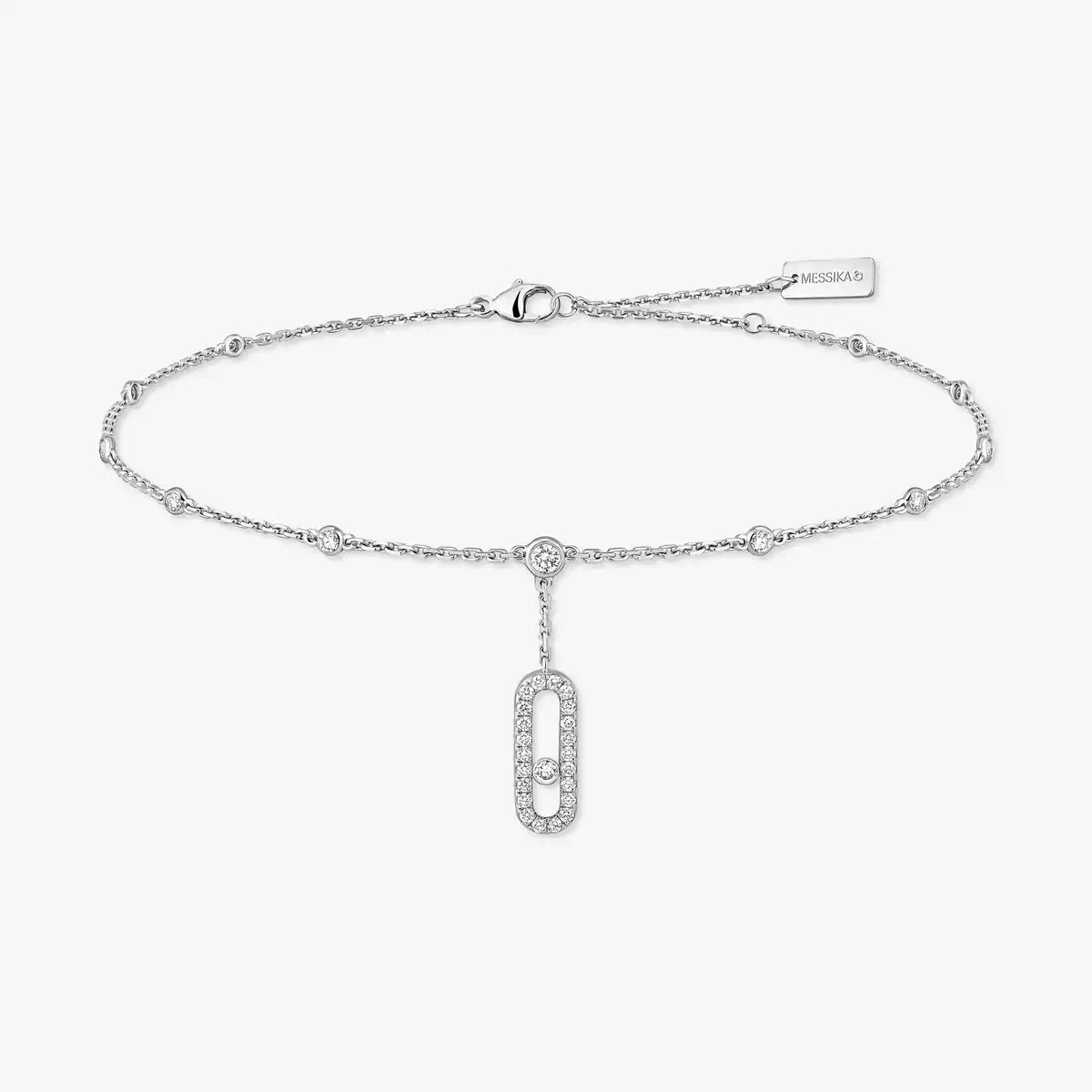 [Imperial]  Move Uno pavé ankle bracelet