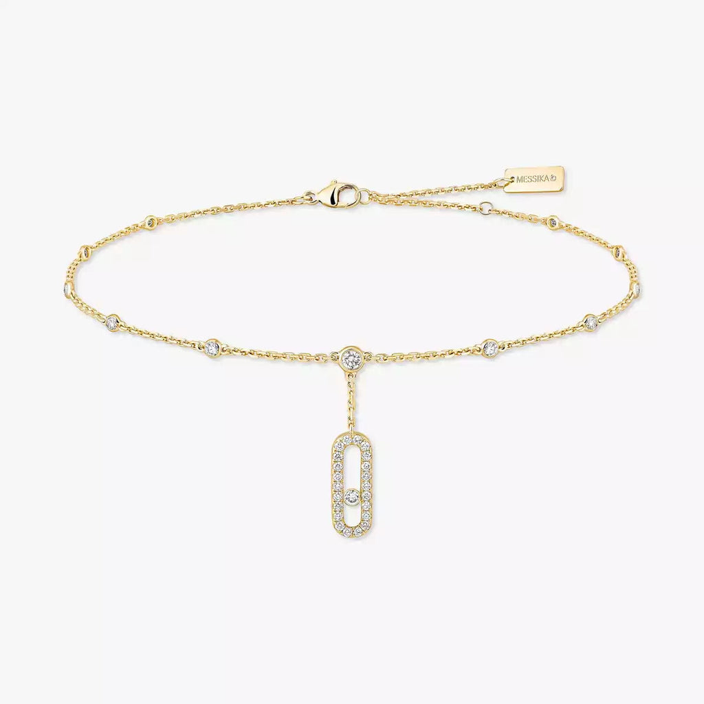 [Imperial]  Move Uno pavé ankle bracelet