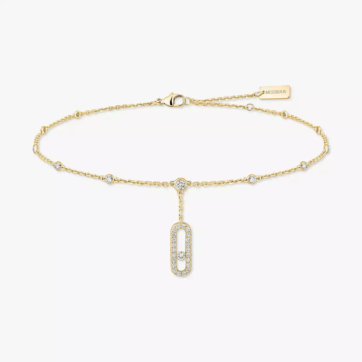 [Imperial]  Move Uno pavé ankle bracelet