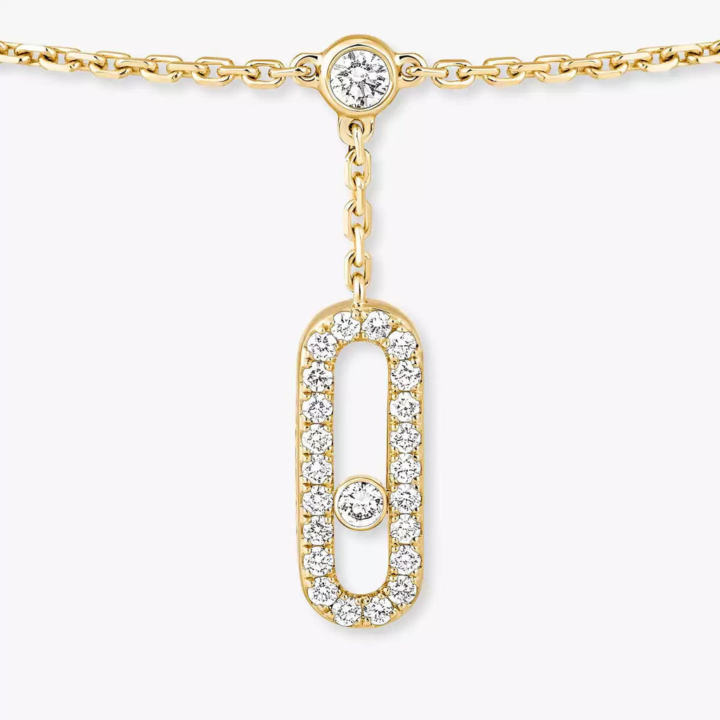 [Imperial]  Move Uno pavé ankle bracelet