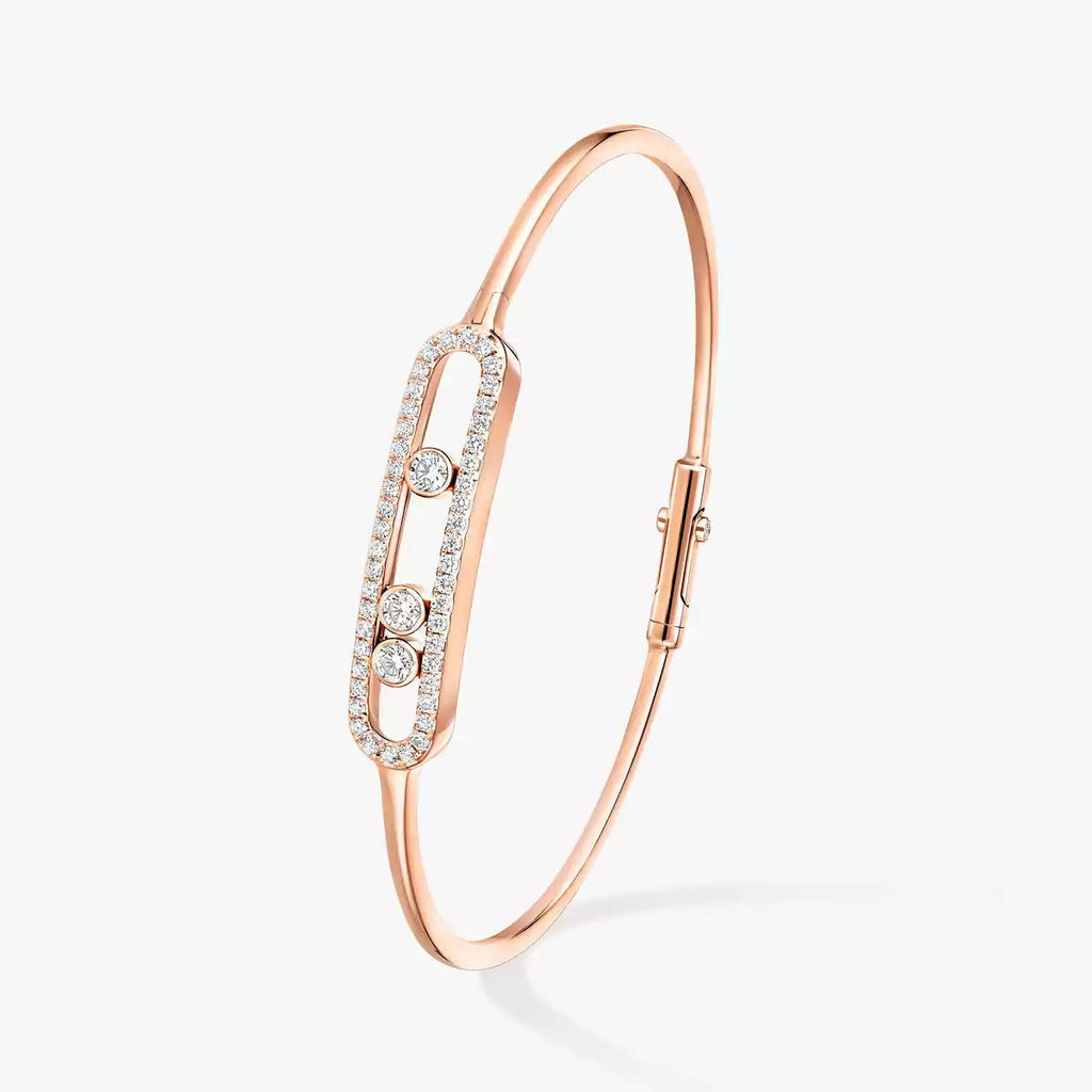 [Imperial] Move Pavé Diamond Bangle Bracelet M