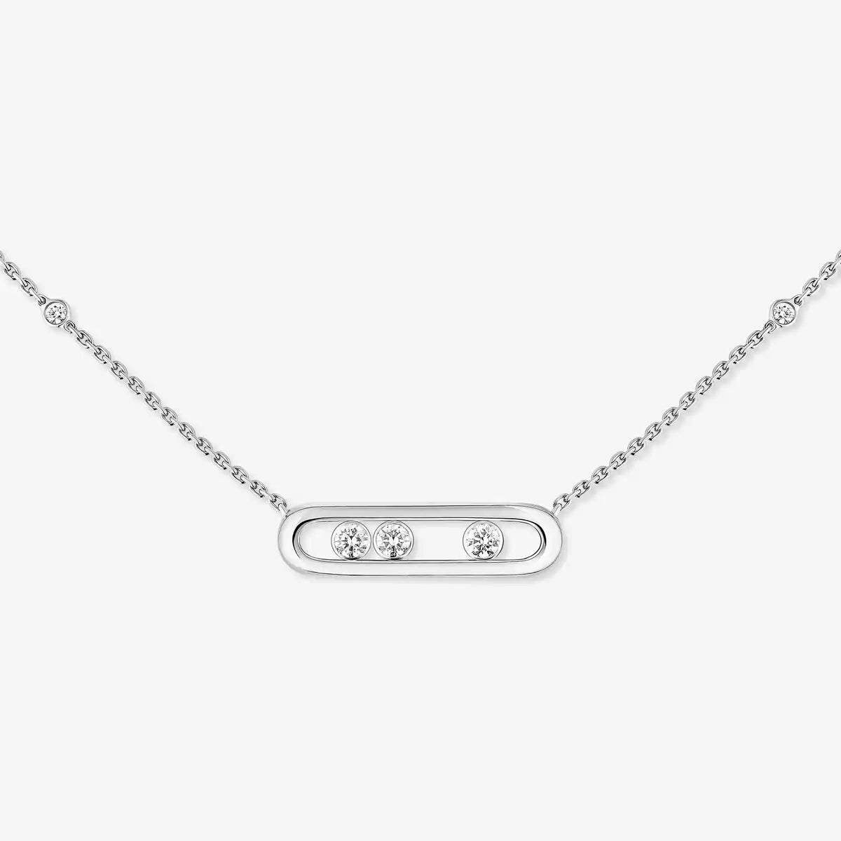 [Imperial]  Baby Move Gold Diamond Necklace