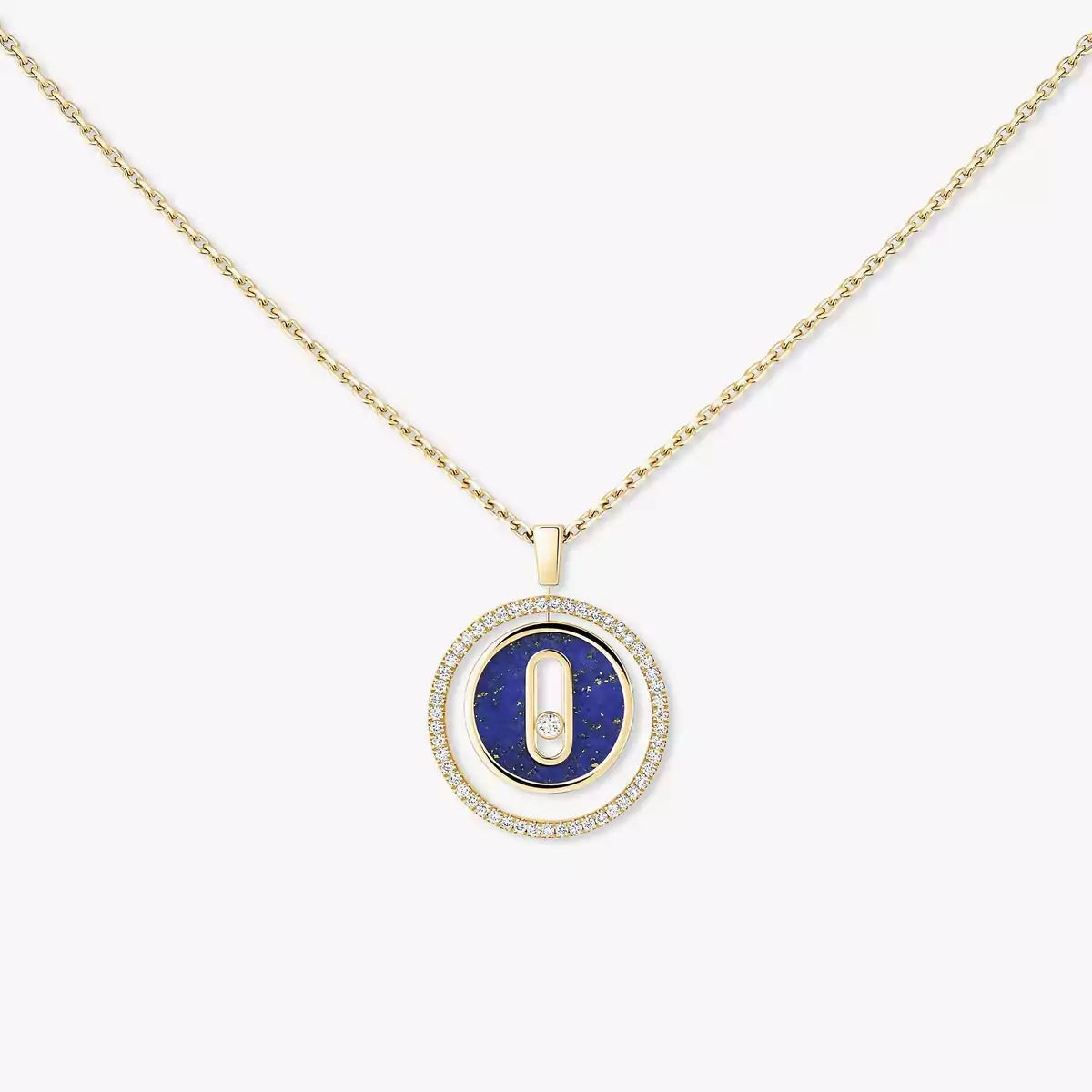 [Imperial] Lucky Move Diamond Necklace in Rose Gold and White Mother-of-Pearl