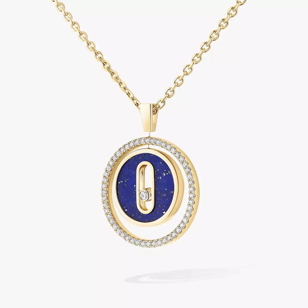 [Imperial] Lucky Move Diamond Necklace in Rose Gold and White Mother-of-Pearl