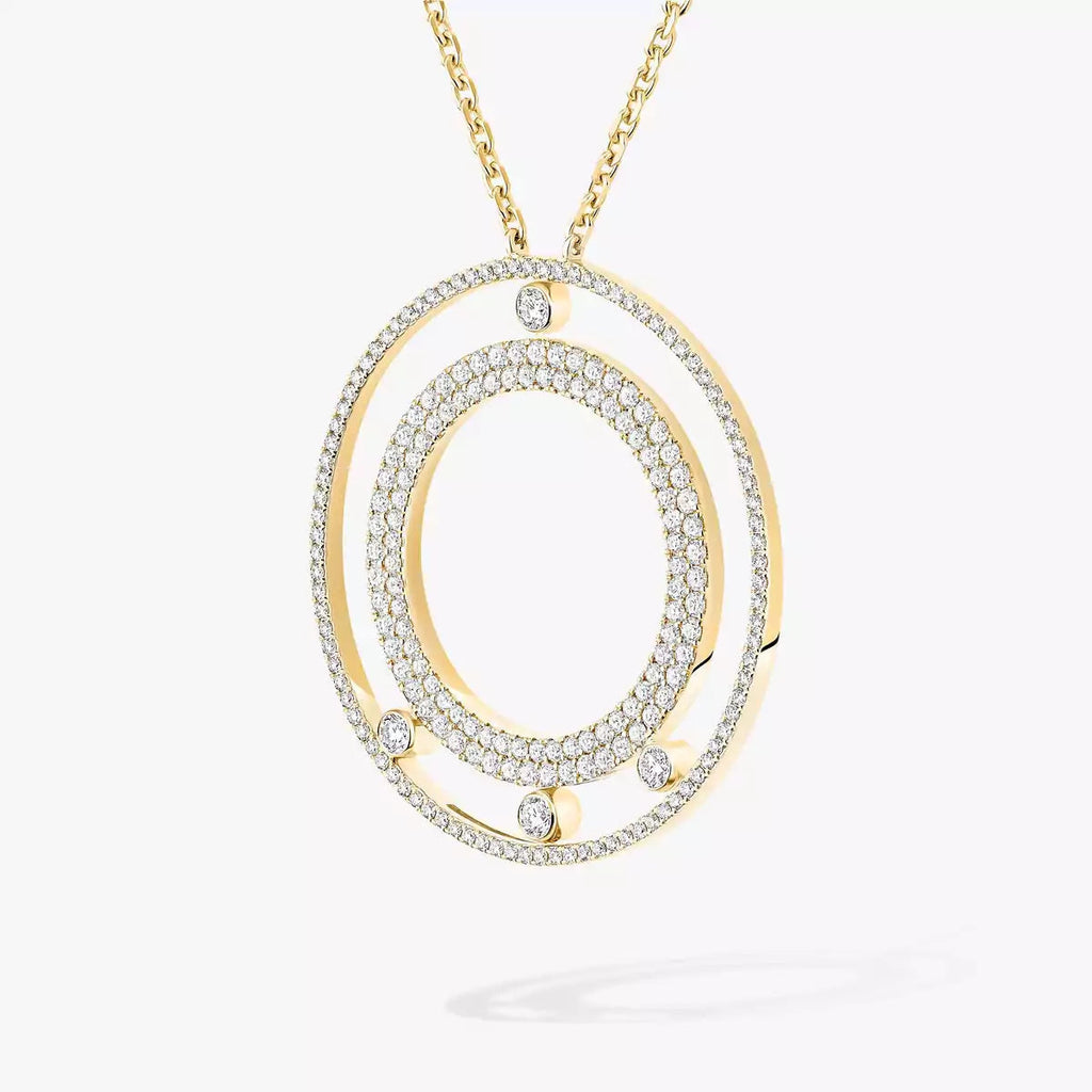 [Imperial] Move Romane Long Pave_-Set Diamond Necklace