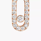 [Imperial] Move Uno Single Diamond Hoop Earring