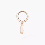 [Imperial] Move Uno Single Diamond Hoop Earring