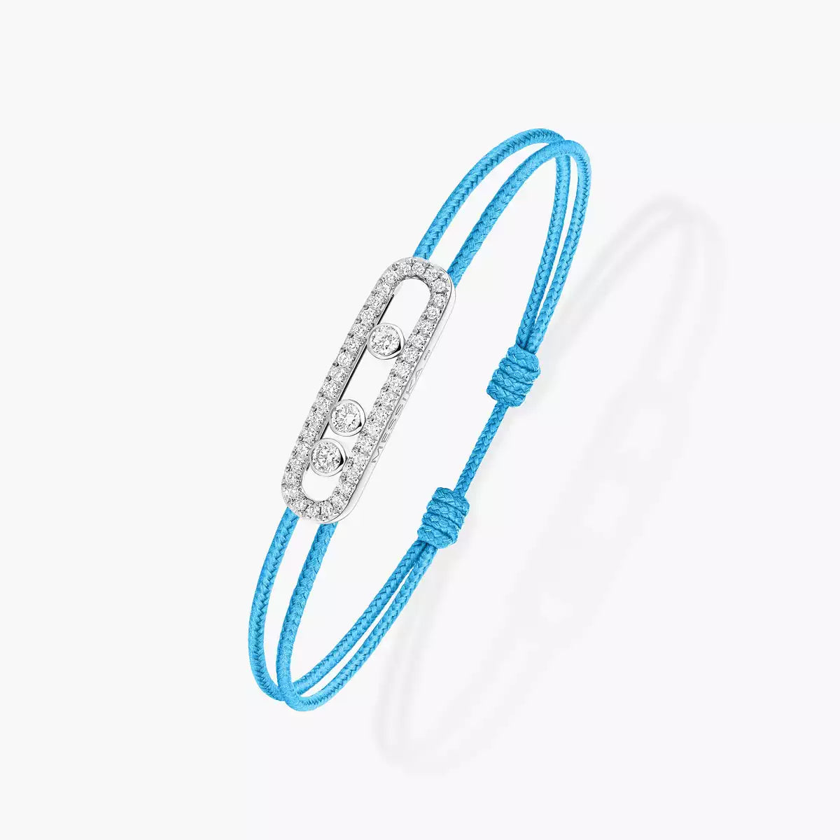 [Imperial] Messika Care(s) pink cord pavé bracelet