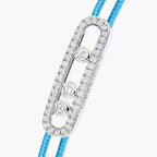 [Imperial] Messika Care(s) pink cord pavé bracelet