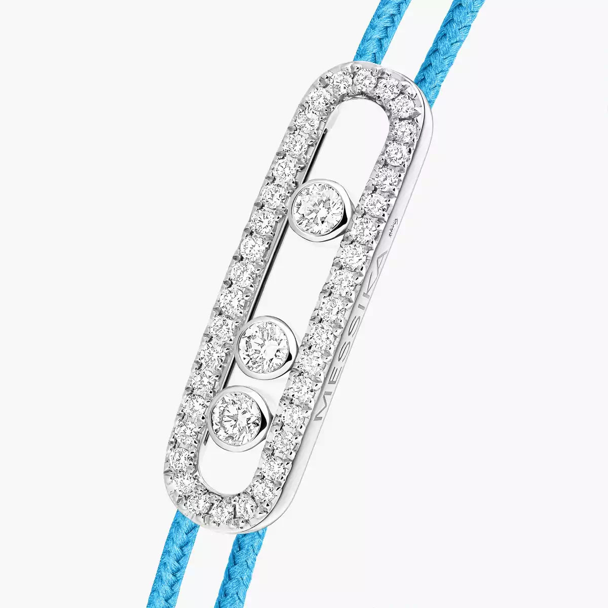 [Imperial] Messika Care(s) pink cord pavé bracelet