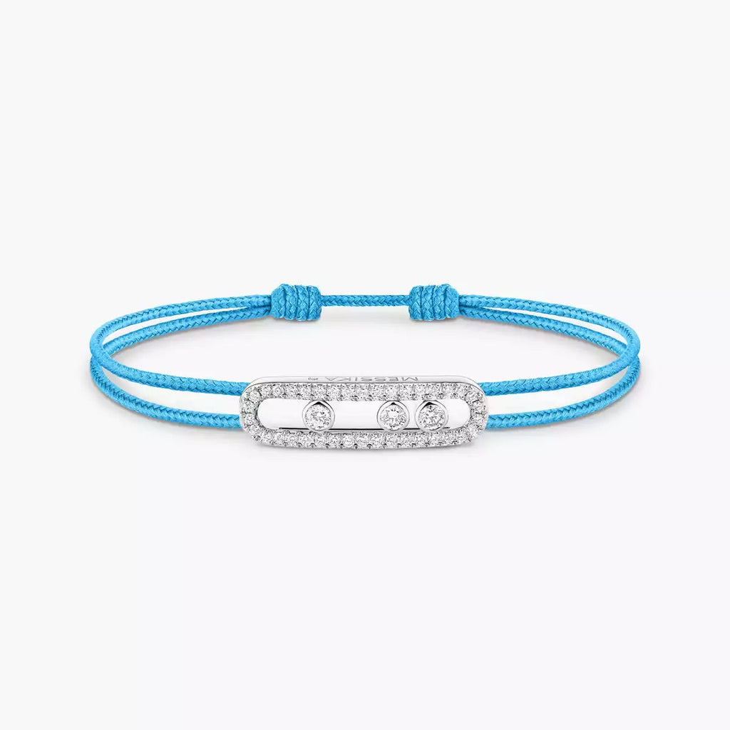 [Imperial] Messika Care(s) pink cord pavé bracelet