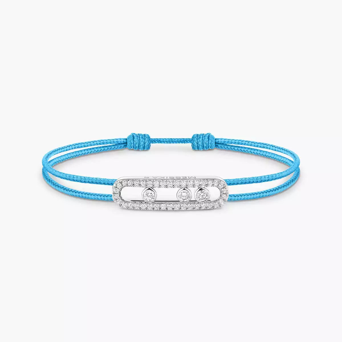 [Imperial] Messika Care(s) pink cord pavé bracelet