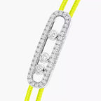 [Imperial] Messika Care(s) pink cord pavé bracelet