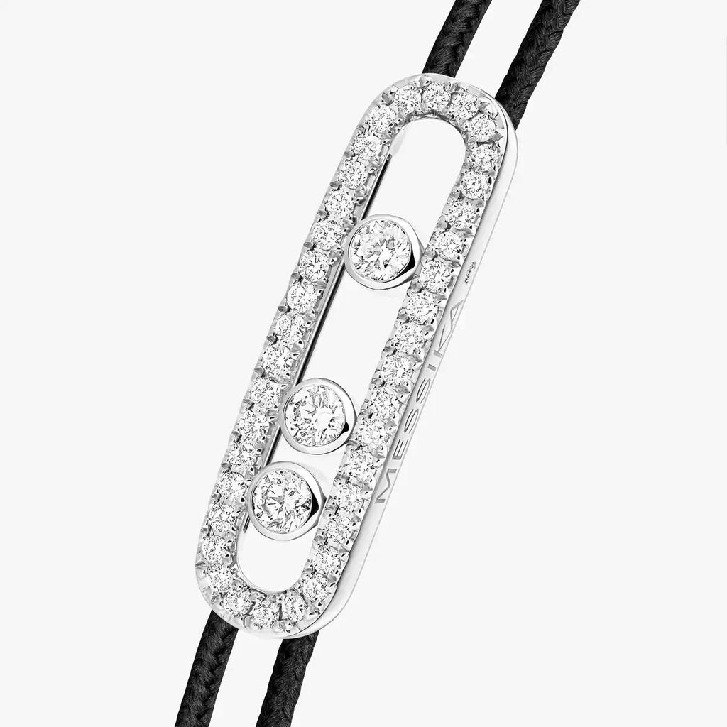 [Imperial] Messika Care(s) pink cord pavé bracelet