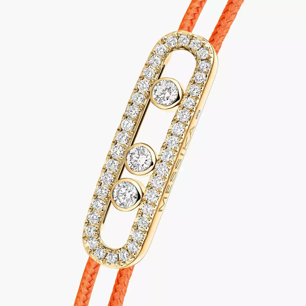 [Imperial] Messika Care(s) pink cord pavé bracelet