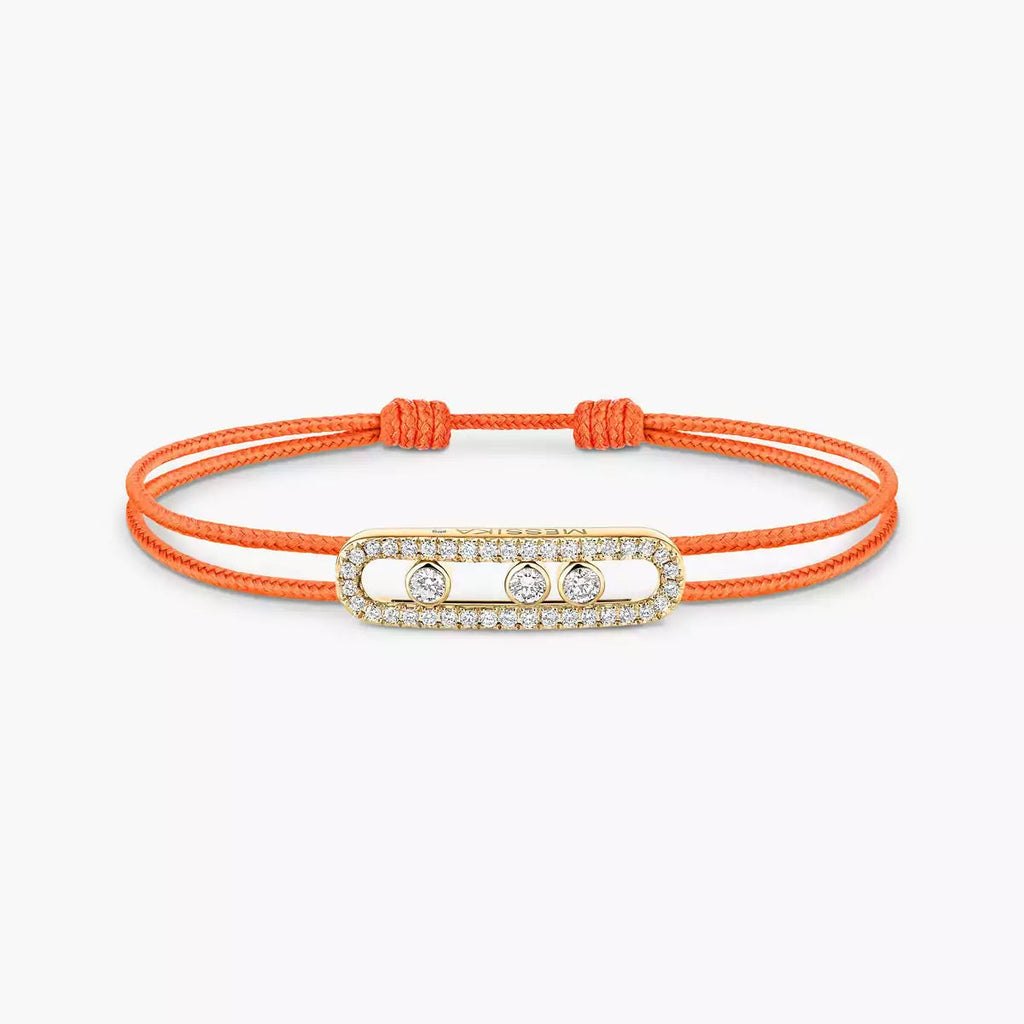 [Imperial] Messika Care(s) pink cord pavé bracelet