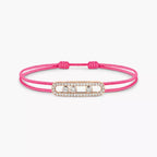 [Imperial] Messika Care(s) pink cord pavé bracelet