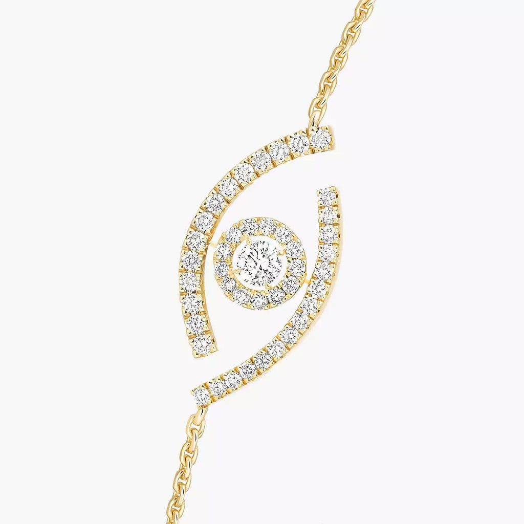 [Imperial] Lucky Eye Pave-Set Diamond Bracelet