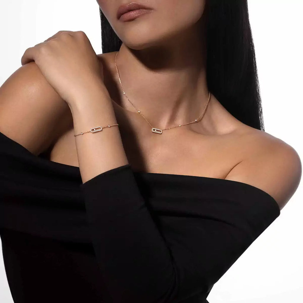 [Imperial] Move Uno Diamond Bracelet