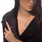 [Imperial] Lucky Move Diamond Necklace in Rose Gold and White Mother-of-Pearl