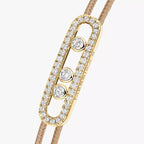 [Imperial] Messika Care(s) pink cord pavé bracelet