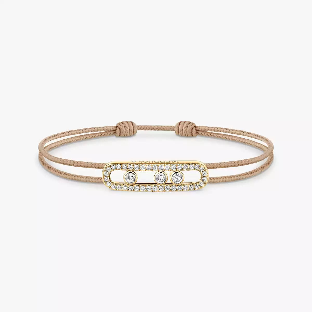 [Imperial] Messika Care(s) pink cord pavé bracelet