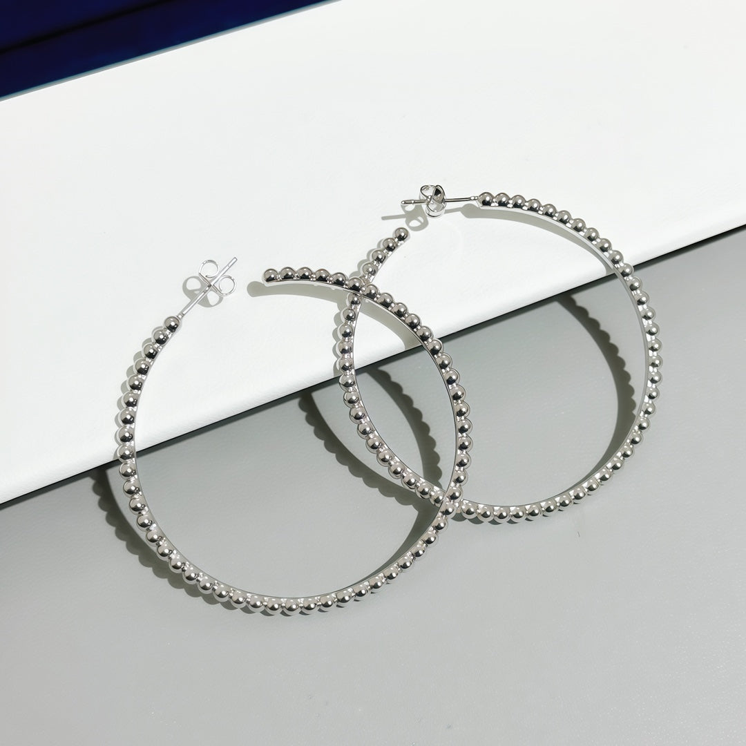 [Imperial]  SMOOTH BEAD STUD EARRINGS
