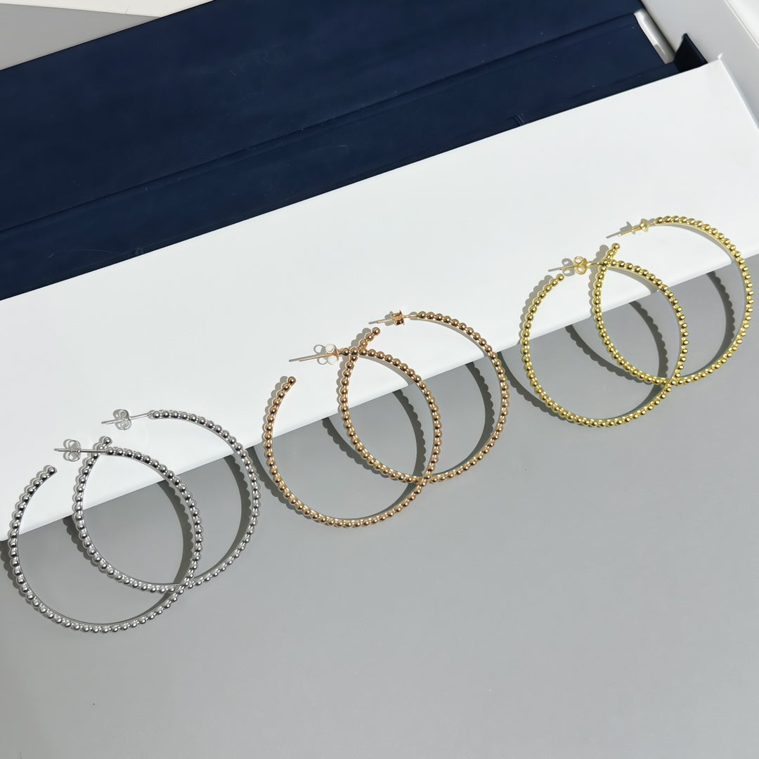 [Imperial]  SMOOTH BEAD STUD EARRINGS