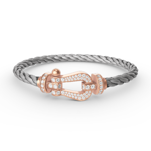 [Imperial] FORCE LARGE HORSESHOE FULL DIAMOND BRACELET ROSE GOLD