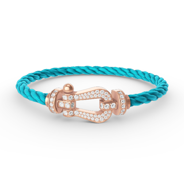 [Imperial] FORCE LARGE HORSESHOE FULL DIAMOND BRACELET ROSE GOLD