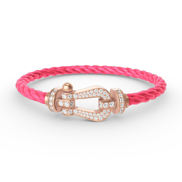 [Imperial] FORCE LARGE HORSESHOE FULL DIAMOND BRACELET ROSE GOLD