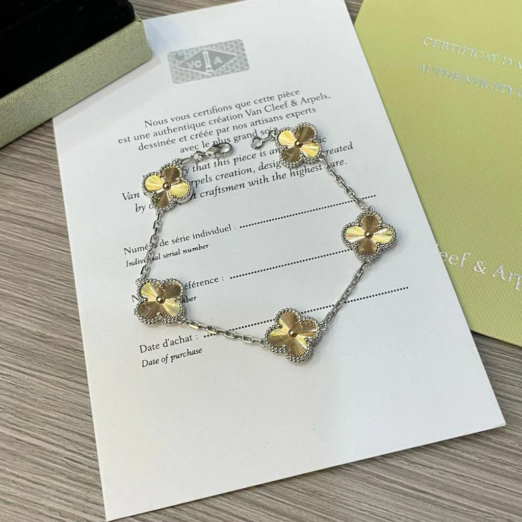 [Imperial]New  CLOVER 5 MOTIF LASER BRACELET COLLECTION