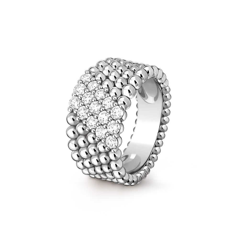 [Imperial]  PERLEE DIAMOND RING ,5-ROW DIAMOND-SET DESIGN