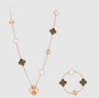 [Imperial] 25 NEW CLOVER 15 MOTIFS GRAY MOTHER-OF-PEARL