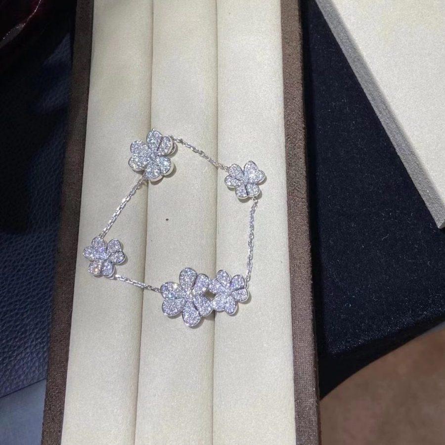 [Imperial] FRIVOLE SILVER 5 FLOWERS BRACELET