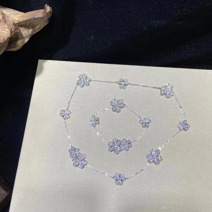 [Imperial] FRIVOLE SILVER 5 FLOWERS BRACELET