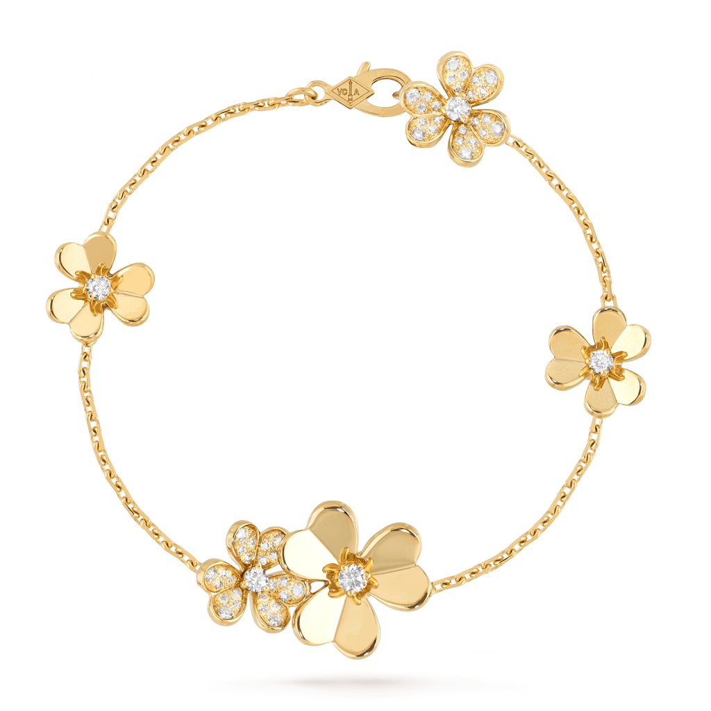 [Imperial] FRIVOLE GOLD 5 FLOWERS BRACELET