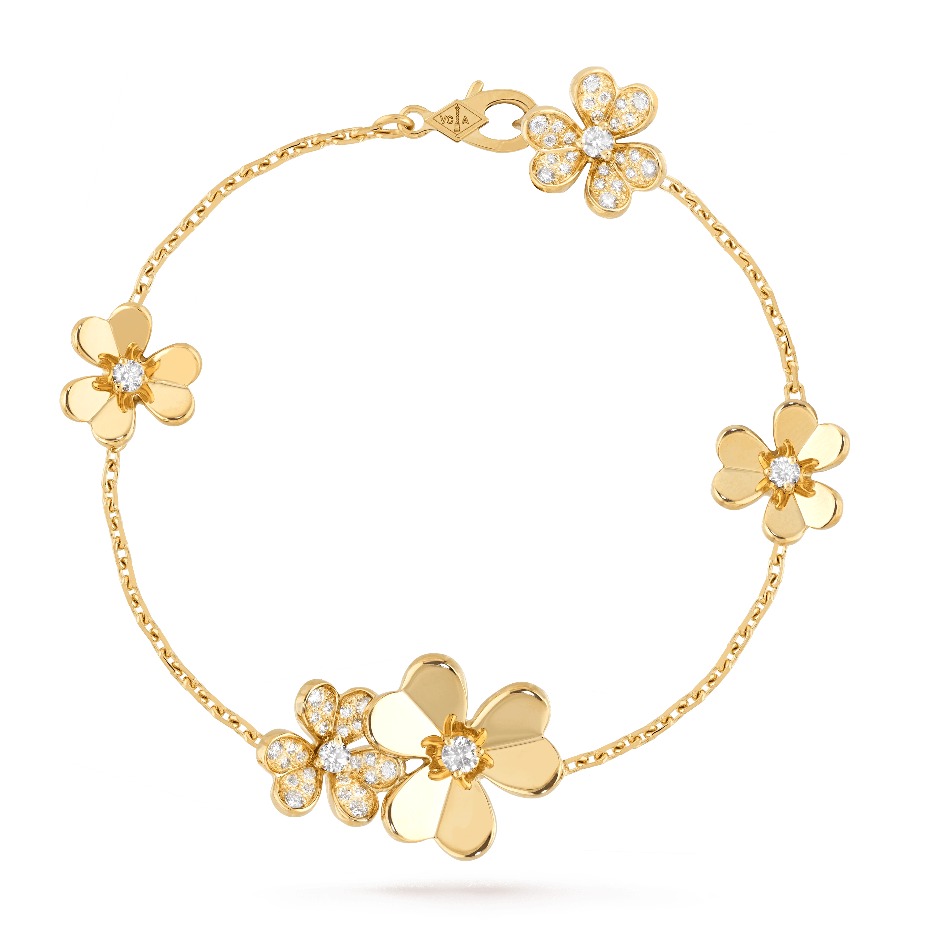 [Imperial] FRIVOLE GOLD 5 FLOWERS BRACELET