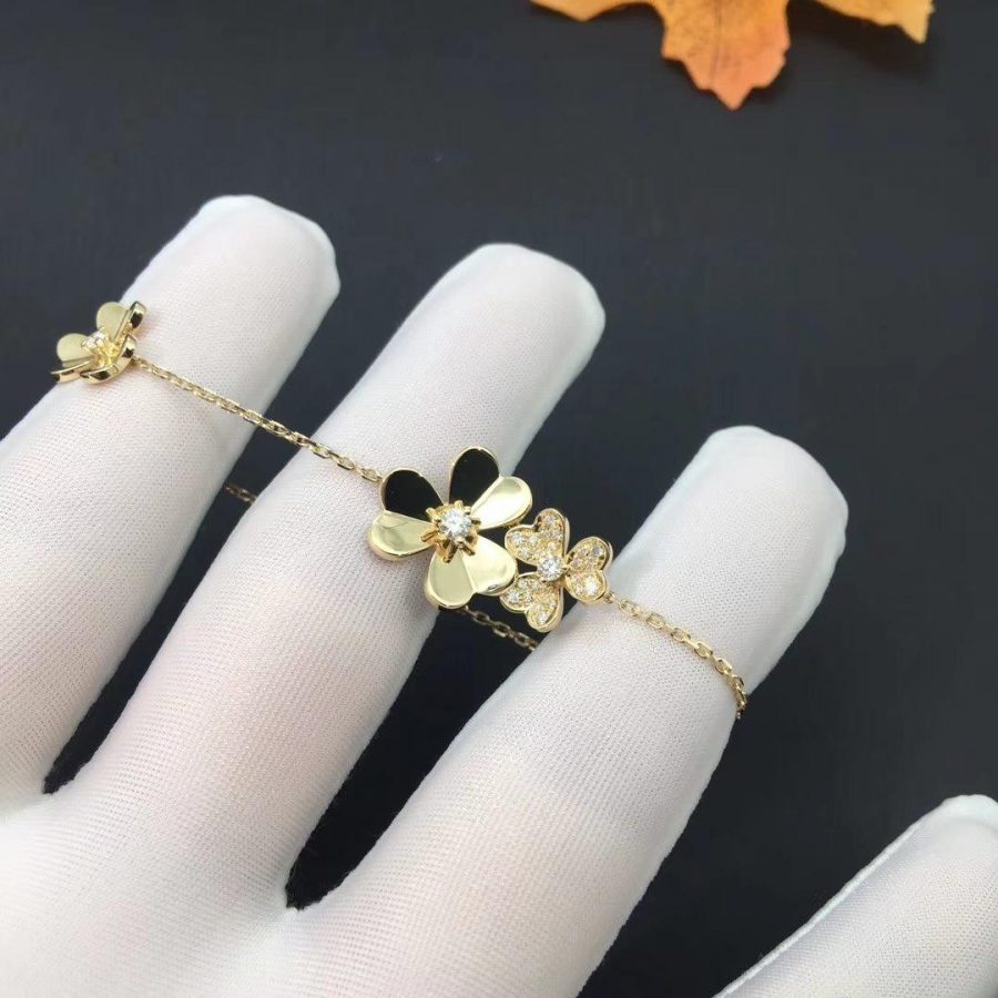 [Imperial] FRIVOLE GOLD 5 FLOWERS BRACELET