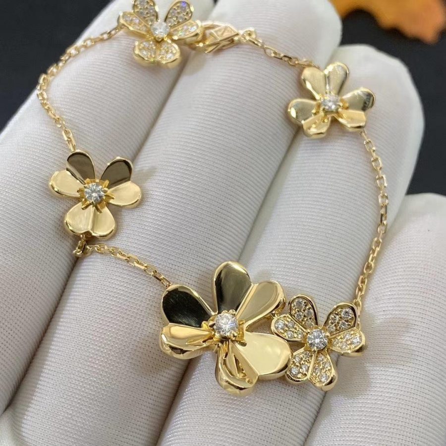 [Imperial] FRIVOLE GOLD 5 FLOWERS BRACELET