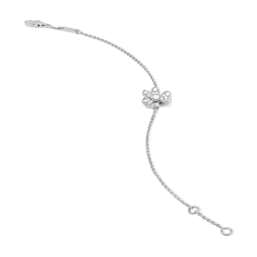 [Imperial] FRIVOLE SILVER FLOWER DIAMOND BRACELET