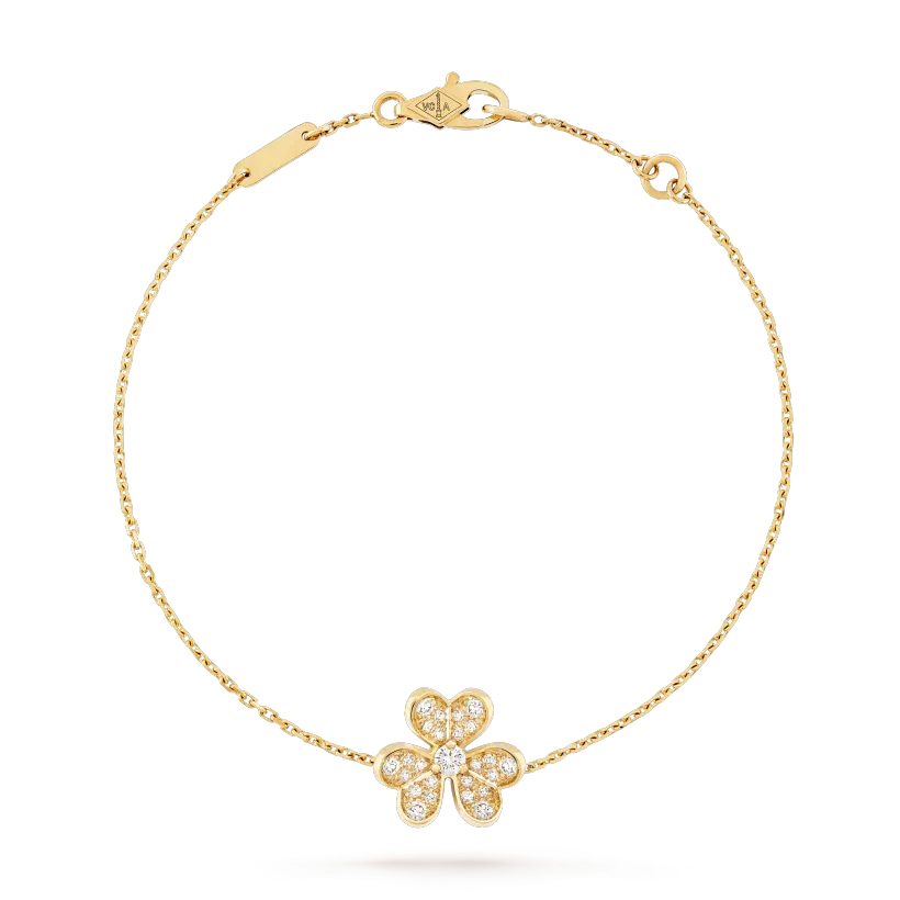 [Imperial] FRIVOLE GOLD FLOWER DIAMOND BRACELET
