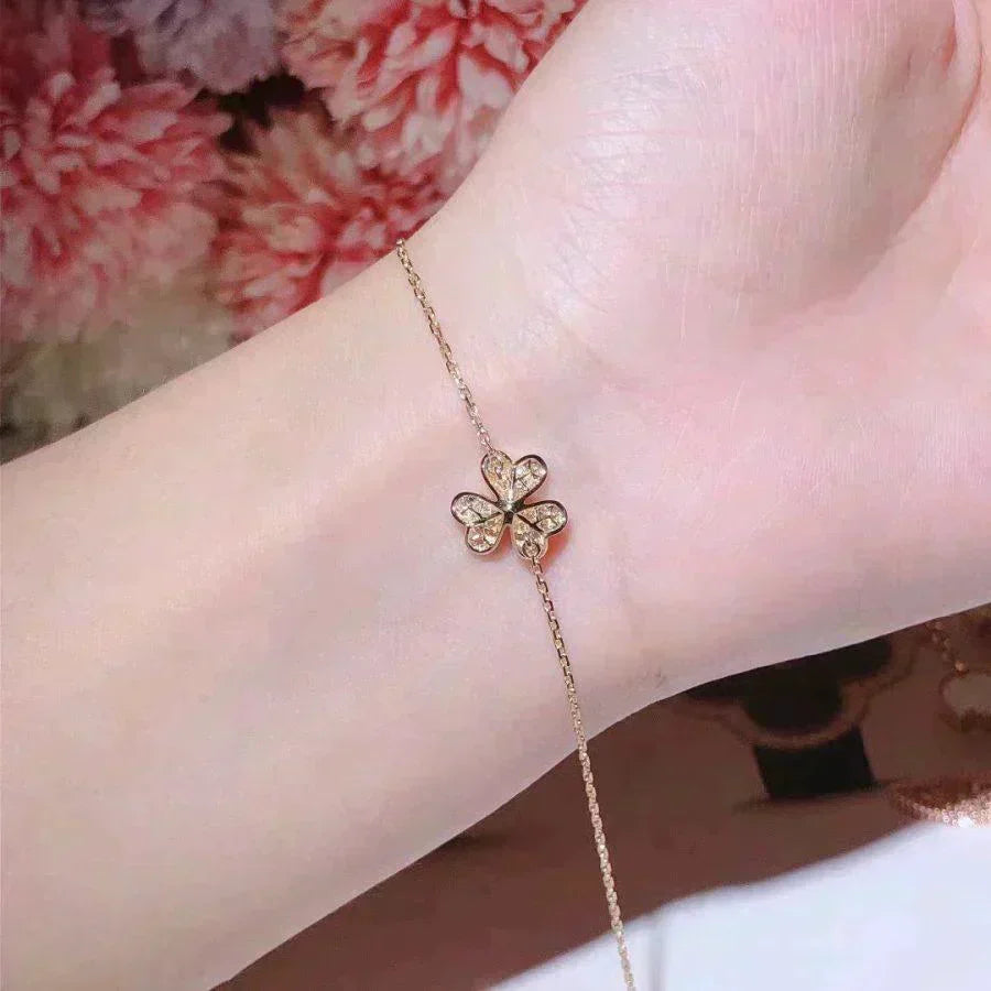 [Imperial] FRIVOLE GOLD FLOWER DIAMOND BRACELET