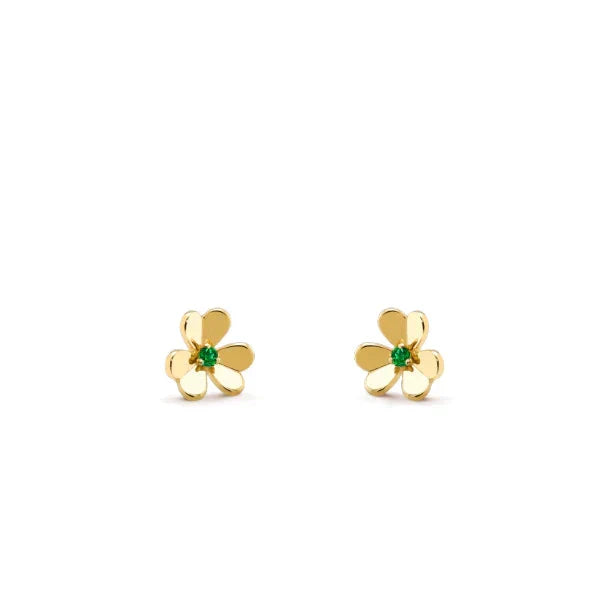 [Imperial] FRIVOLE  FLOWER MALACHITE EARRINGS