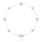 [Imperial] FRIVOLE SILVER 9 FLOWERS NECKLACE