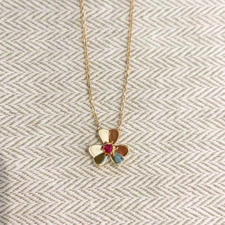 [Imperial] FRIVOLE GOLD FLOWER NECKLACE