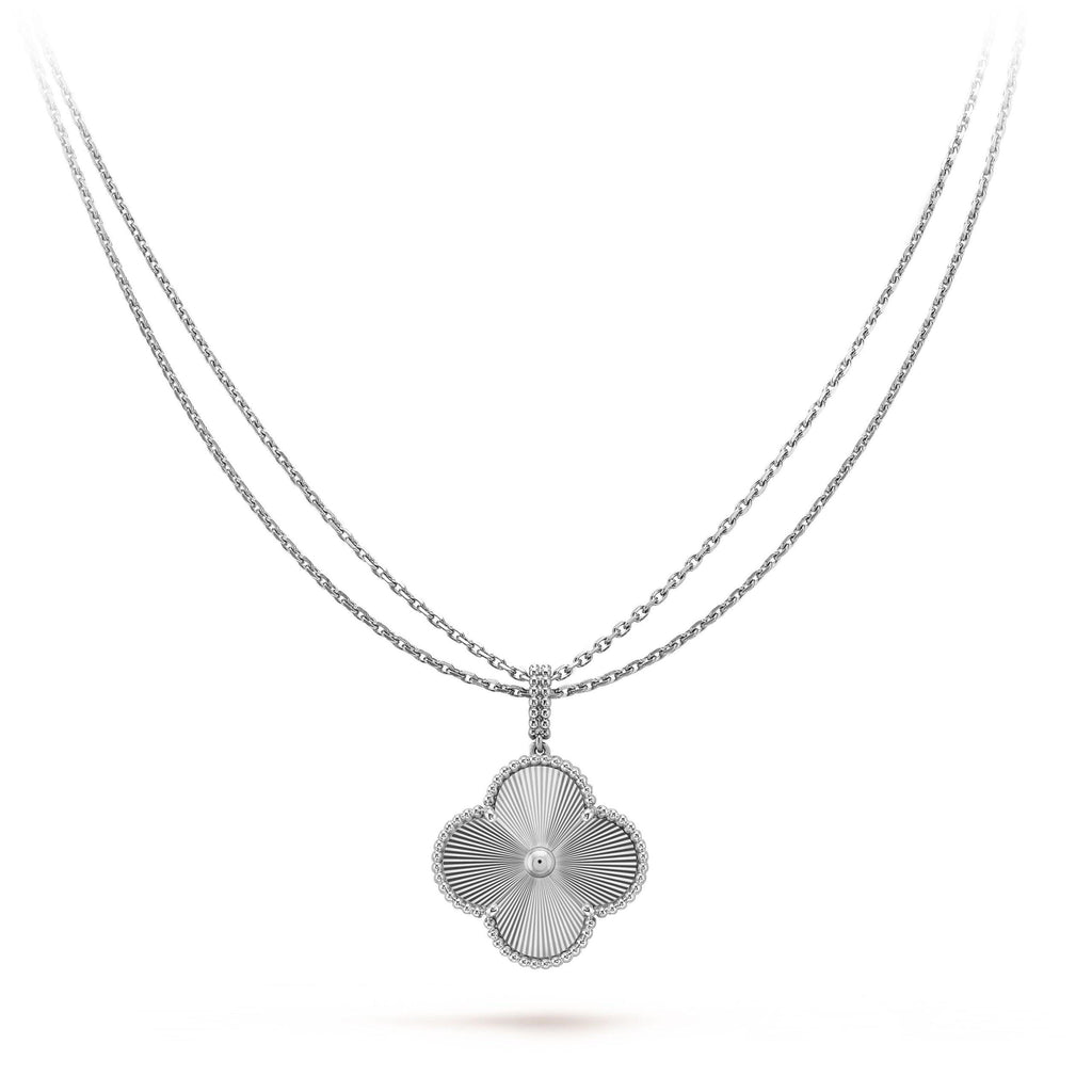 [Imperial] CLOVER 25MM SILVER BIG CLOVER NECKLACE