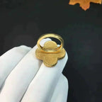 [Imperial] CLOVER MALACHITE RING